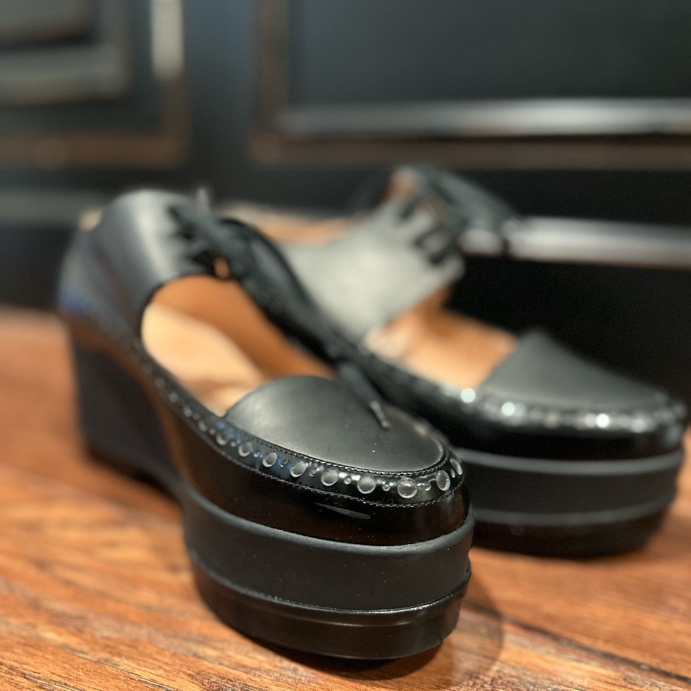 Robert Clergerie Black Platform Women's Shoes